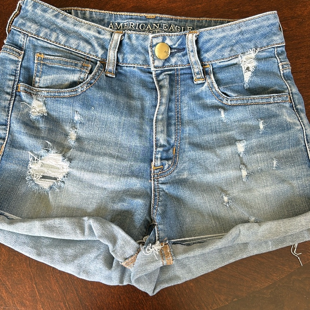 American Eagle distressed jeans shorts. Size 4